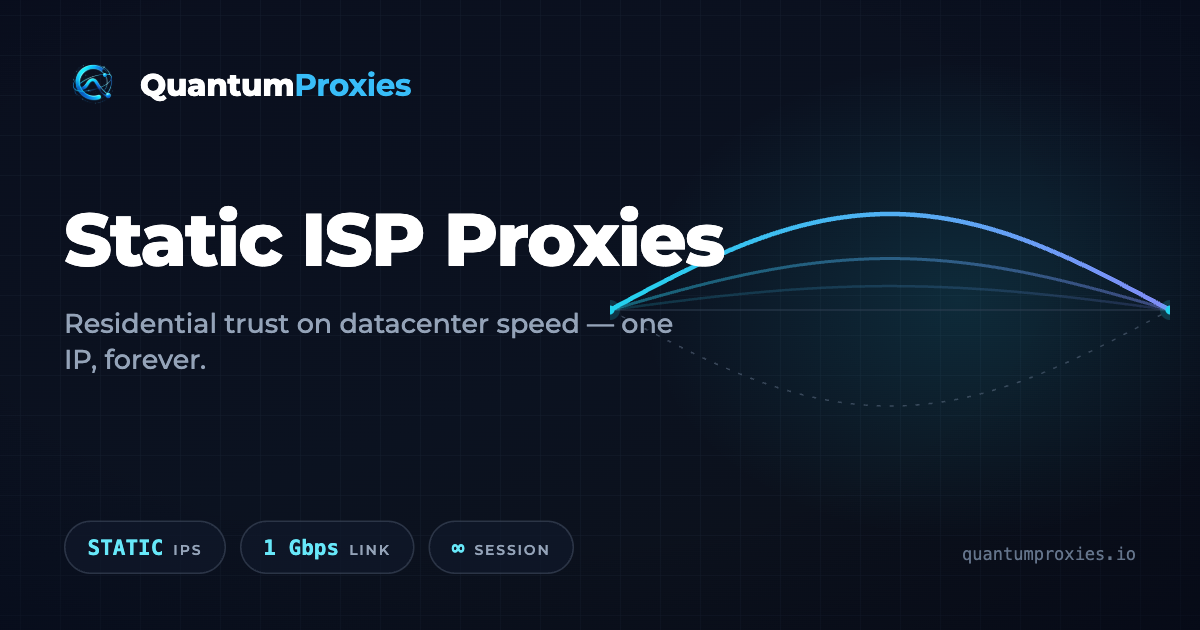 Sneaker Proxies – Dedicated ISP IPs from $2.50/IP, Unmetered